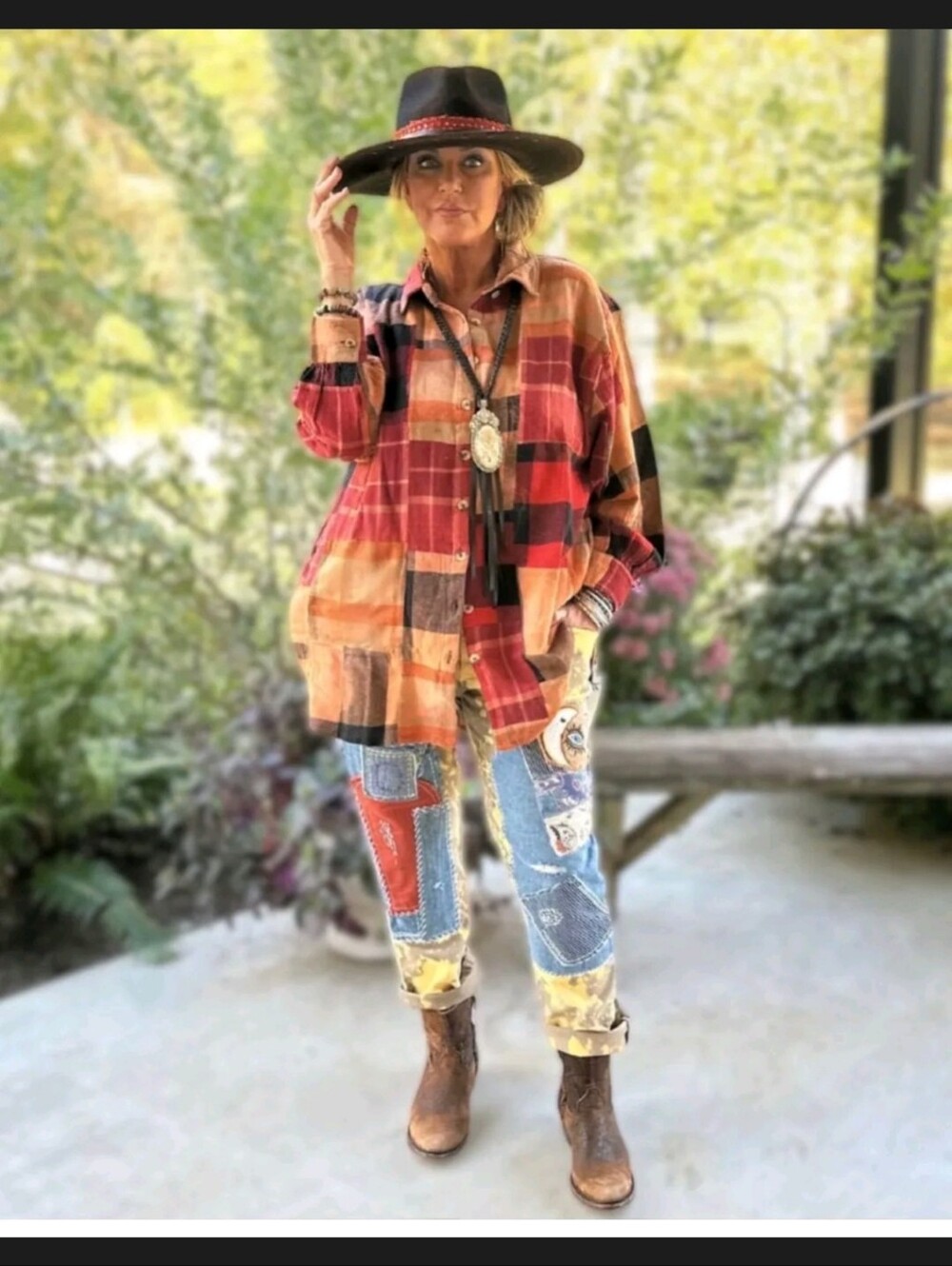 NWOT JADED GYPSY HARVEST MOON FLANNEL SM/MED